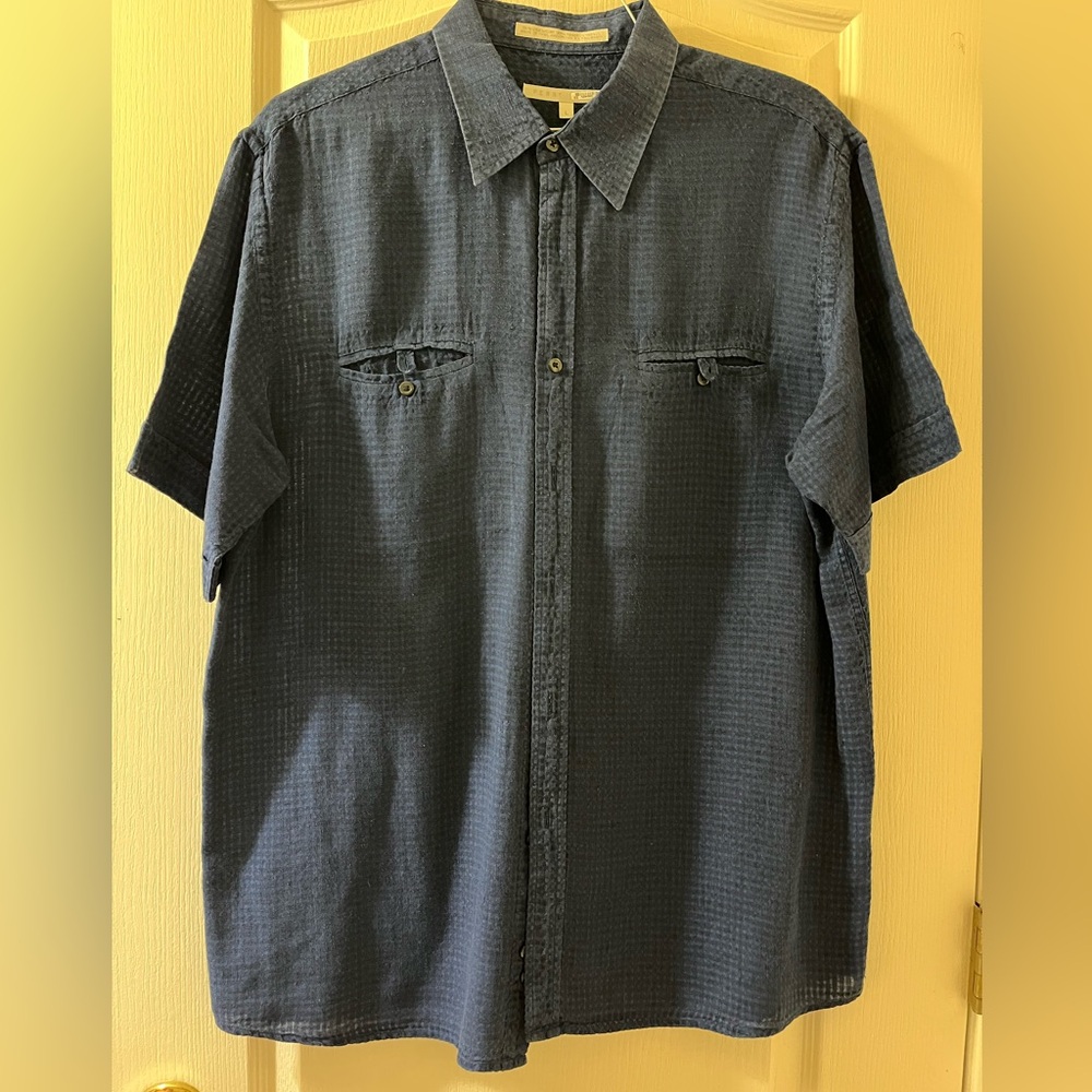 Perry Ellis Short Sleeve Button Down